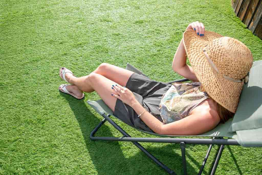 Tong de Luxe en Bois, Blanc mariage