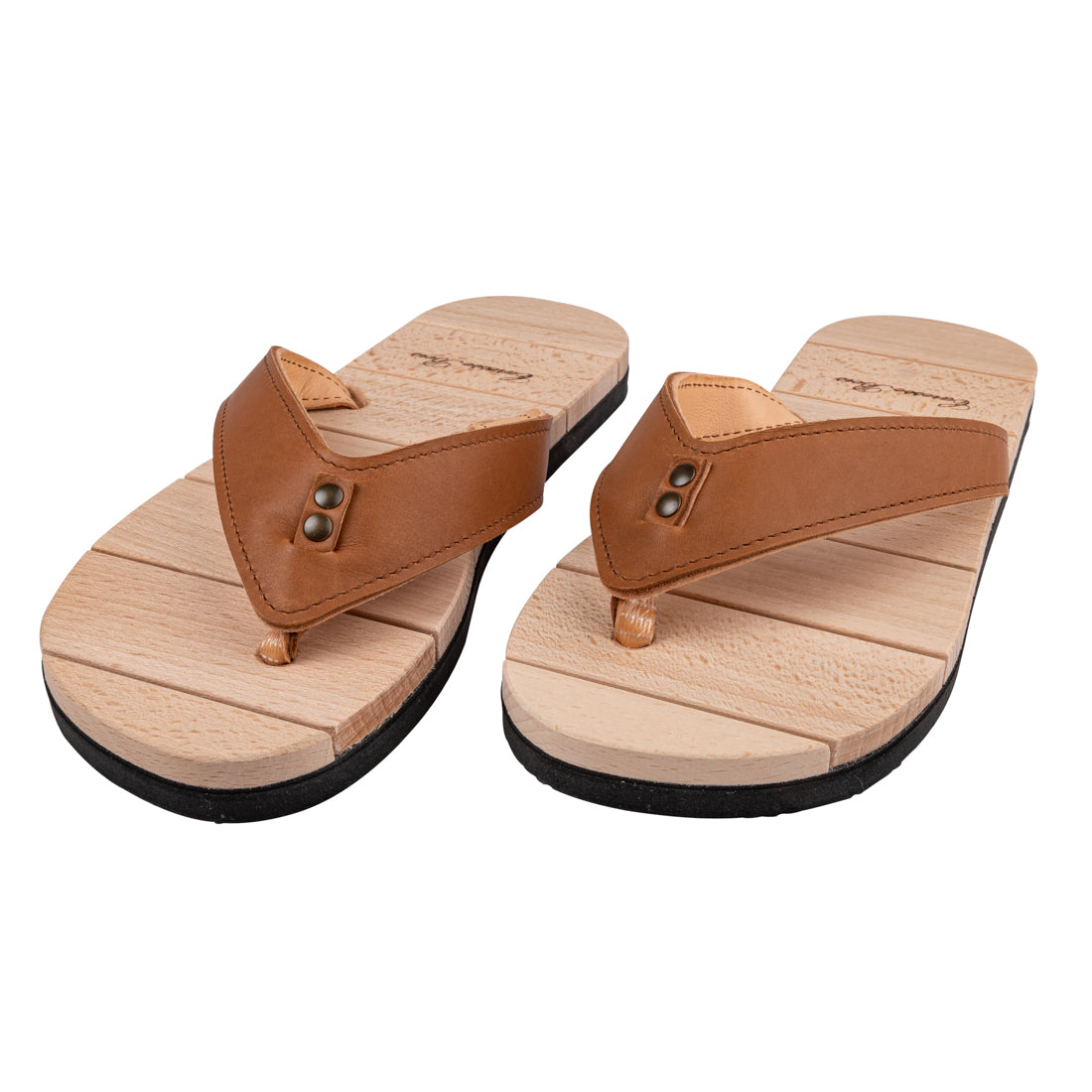 Tong de Luxe en Bois, Caramel