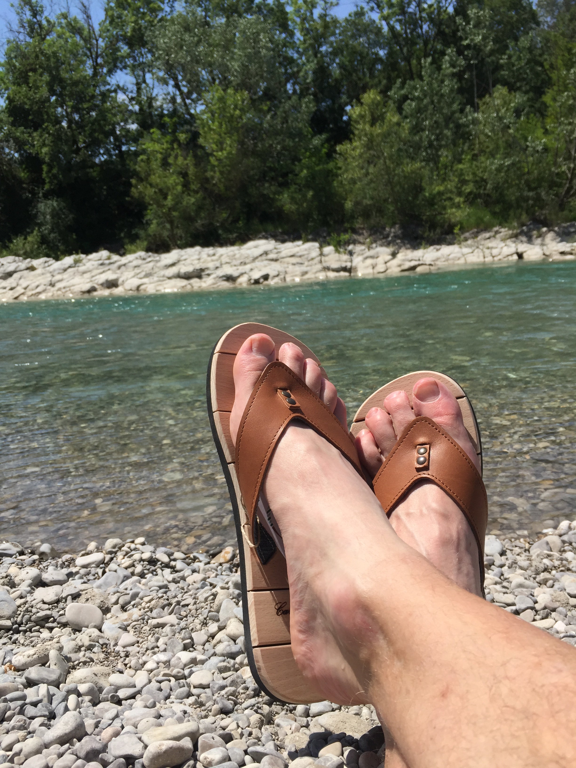 Tong de Luxe en Bois, Caramel