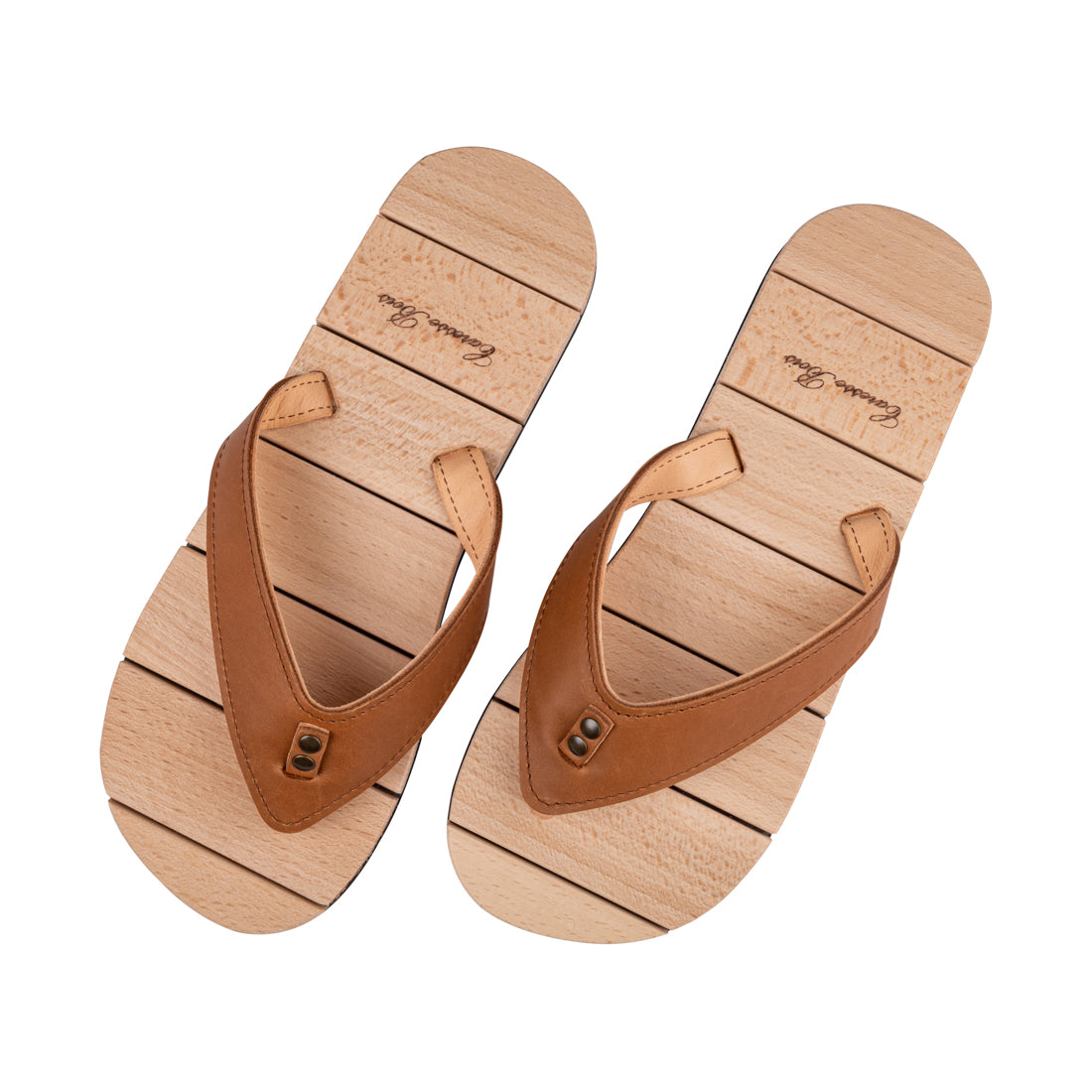 Tong de Luxe en Bois, Caramel